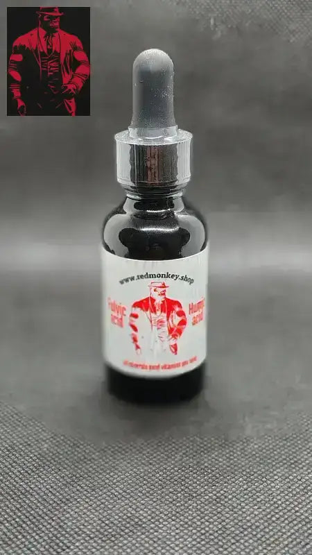 Red Monkey fulvic acid drops with dropper