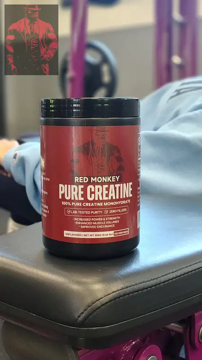 Red Monkey pure creatine monohydrate, 3g serving